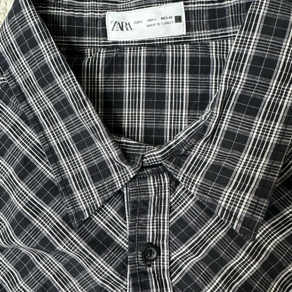 Zara Short Sleeve Button Up Casual Shirt Bundle Large - Picture 8 of 9